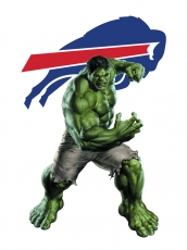 Buffalo Bills Hulk Logo heat sticker