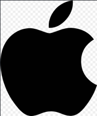 Apple brand logo 04 custom vinyl decal