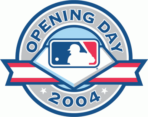 MLB Opening Day 2004 Logo custom vinyl decal