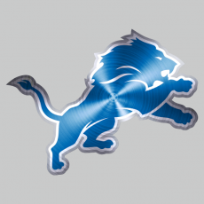 Detroit Lions Stainless steel logo heat sticker