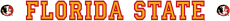 Florida State Seminoles 1990-2013 Wordmark Logo custom vinyl decal