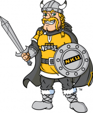 Northern Kentucky Norse 2005-2015 Mascot Logo 01 custom vinyl decal