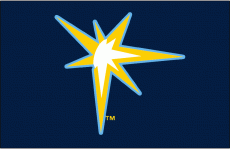 Tampa Bay Rays 2013-Pres Batting Practice Logo heat sticker