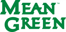North Texas Mean Green 2005-Pres Wordmark Logo 02 custom vinyl decal