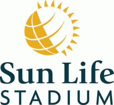 Miami Dolphins 2010-Pres Stadium Logo heat sticker