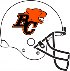 BC Lions 2005-2010 Helmet Logo heat sticker