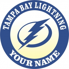 Tampa Bay Lightning Customized Logo heat sticker