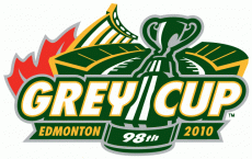 Grey Cup 2010 Primary Logo heat sticker