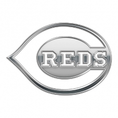 Cincinnati Reds Silver Logo heat sticker