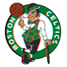 Phantom Boston Celtics logo heat sticker