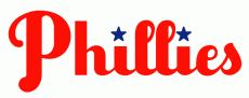 Philadelphia Phillies 1950-1969 Wordmark Logo custom vinyl decal