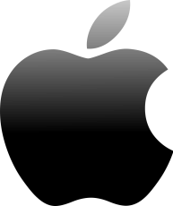 Apple brand logo 02 custom vinyl decal