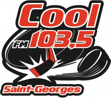 Saint-Georges Cool-FM 103.5 2013 14-Pres Primary Logo heat sticker