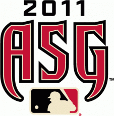 MLB All-Star Game 2011 Wordmark 01 Logo heat sticker