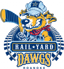 Roanoke Rail Yard Dawgs 2016 17-Pres Primary Logo heat sticker