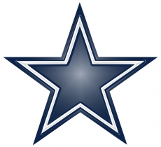 Dallas Cowboys Plastic Effect Logo heat sticker