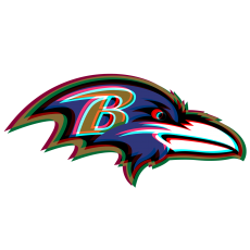 Phantom Baltimore Ravens logo custom vinyl decal