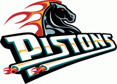 Detroit Pistons 1996-2000 Wordmark Logo 2 heat sticker