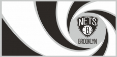 007 Brooklyn Nets logo heat sticker