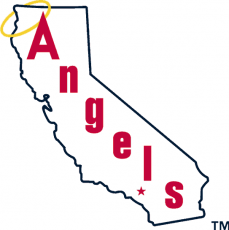 Los Angeles Angels 1973-1985 Primary Logo heat sticker