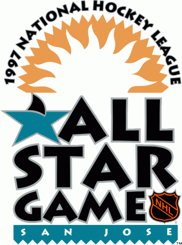 NHL All-Star Game 1996-1997 Alternate Logo heat sticker