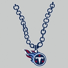 Tennessee Titans Necklace logo heat sticker