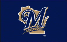 Milwaukee Brewers 2000-2006 Batting Practice Logo heat sticker