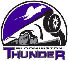 Bloomington Thunder 2013 14 Primary Logo heat sticker