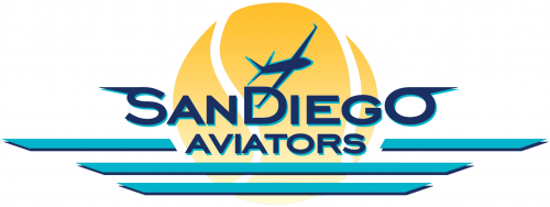 San Diego Aviators 2014-Pres Primary Logo heat sticker