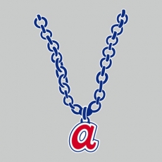 Atlanta Braves Necklace logo custom vinyl decal