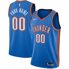 Oklahoma City Thunder Letter and Number Kits for Icon Jersey Material Vinyl