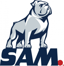 Samford Bulldogs 2016-Pres Secondary Logo custom vinyl decal