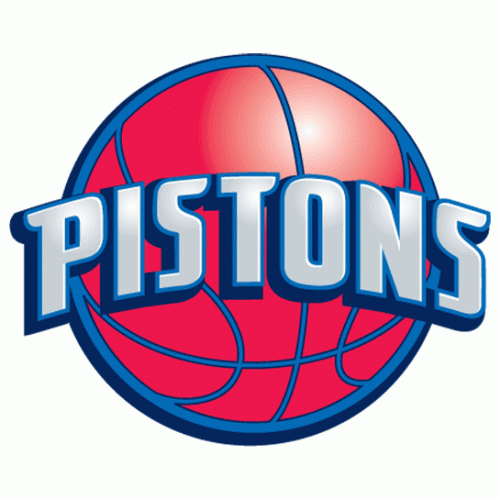Detroit Pistons 2001-2004 Alternate Logo heat sticker