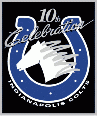 Indianapolis Colts 1993 Anniversary Logo heat sticker