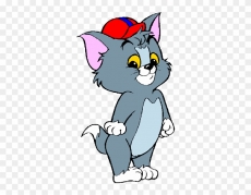 Tom and Jerry Logo 18 heat sticker