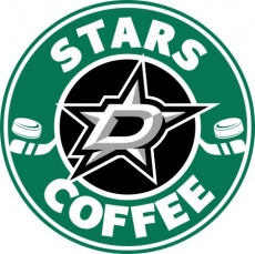 Dallas Stars Starbucks Coffee Logo custom vinyl decal
