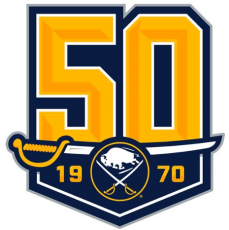 Buffalo Sabres 2019 20 Anniversary Logo heat sticker