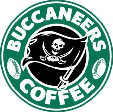 Tampa Bay Buccaneers starbucks coffee logo custom vinyl decal