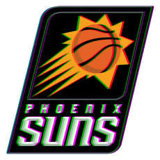 Phantom Phoenix Suns logo heat sticker