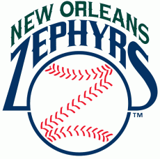 New Orleans Zephyrs 1998-2004 Primary Logo heat sticker