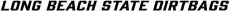 Long Beach State 49ers 2014-Pres Wordmark Logo4 custom vinyl decal