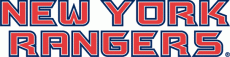 New York Rangers 1996 97-Pres Wordmark Logo 02 heat sticker