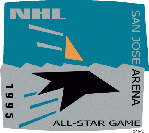 NHL All-Star Game 1994-1995 Unused Logo custom vinyl decal