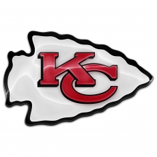 Kansas City Chiefs Crystal Logo heat sticker