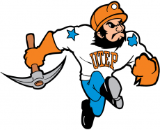 UTEP Miners 1992-2003 Mascot Logo heat sticker