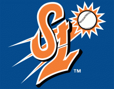 St. Lucie Mets 2005-2012 Cap Logo heat sticker