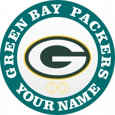Green Bay Packers Customized Logo heat sticker