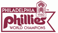 Philadelphia Phillies 1980 Champion Logo 03 heat sticker