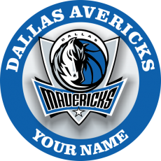 Dallas Mavericks Customized Logo heat sticker