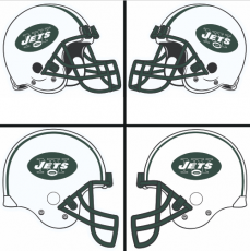 New York Jets Helmet Logo heat sticker